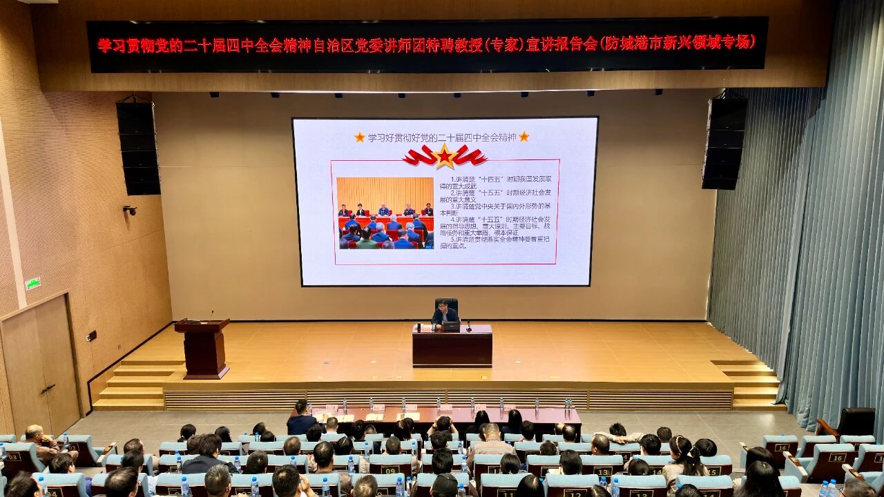 黨的二十屆四中全會精神專題宣講走進廣西盛隆冶金有限公司